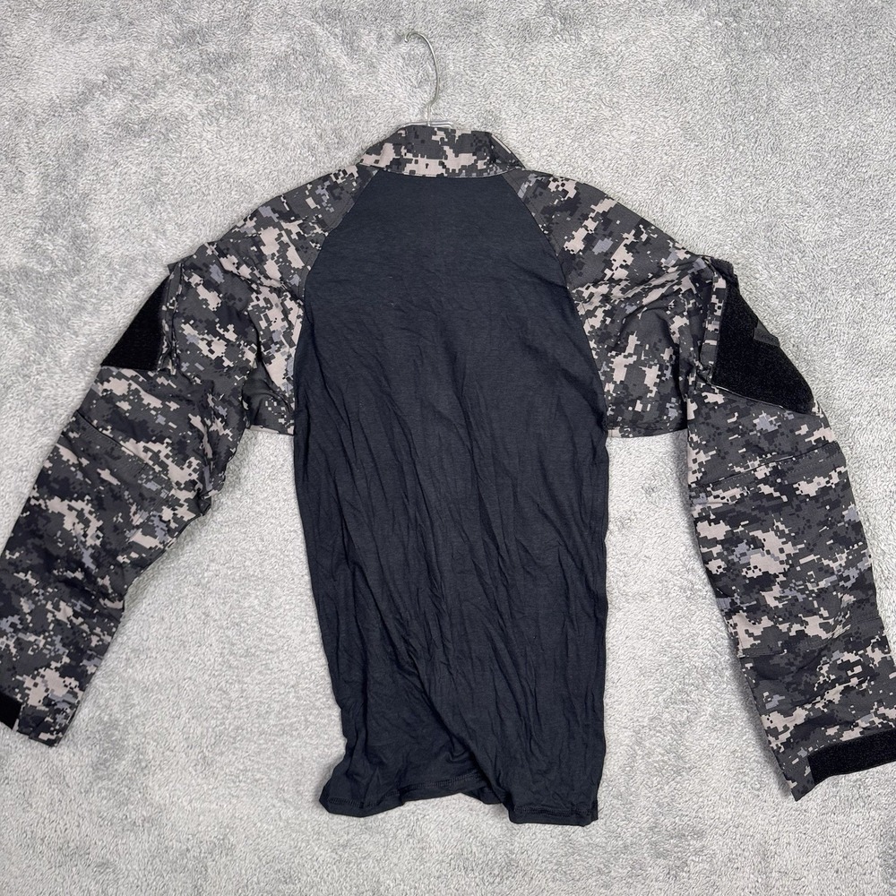 Tru-Spec Combat Shirt Men's S Reg 1/4 Zip Digital Camo Cordura Fabric Tactical - Picture 11 of 12